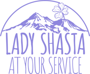 Lady Shasta At Your Service Logo