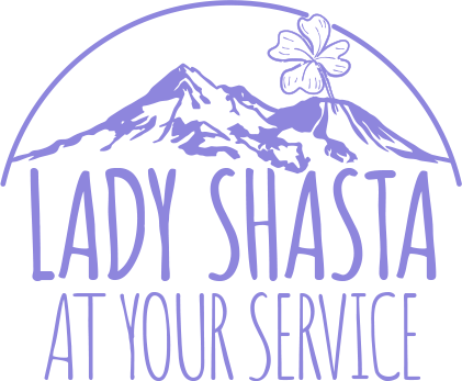 Lady Shasta At Your Service Logo